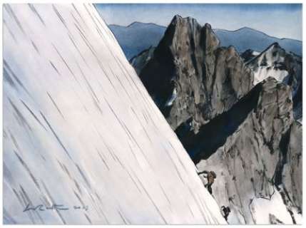 Rochette | JEAN-MARC ROCHETTE Le Couloir, illustration originale réalisée... | Daniel Maghen Enchères