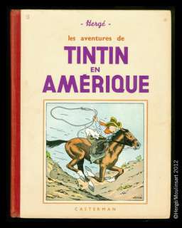 Hergé | TINTIN 03. Tintin en Amérique. A14bis. Editions Casterman 1941. Album | Coutau Bégarie
