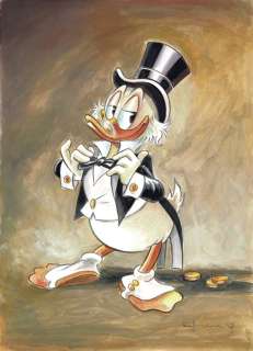 Uncle Scrooge - Tribute to Carl Barks - Original Painting - Tony Fernandez  - EO | Catawiki