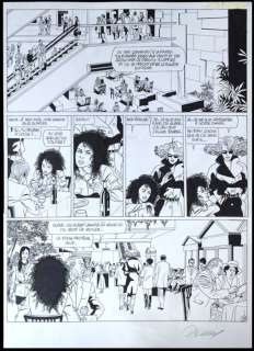 Renaud - Planche originale (p.37)  - Jessica Blandy T.24 - Les Gardiens | Catawiki