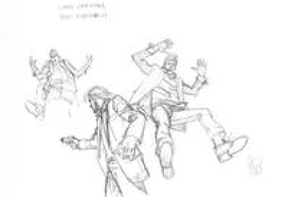 Angelo Stano | Original pencil sketch on paper for Dylan Dog. Cm. 29,5x21. Signed. Code 2344. | Segni e Disegni