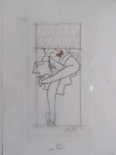 Lapone, Antonio - Couverture originale - Girl Atomik - sur 2 feuilles  (2002) | Catawiki