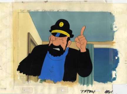 Hergé, Studiosles... | Hergé, StudiosLes aventures de Tintin - Capitaine HaddockMagnifique... | Aibo Art Auction