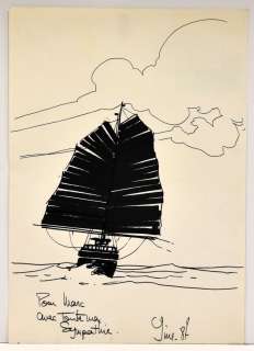 Gine - Dessin Original... | Gine - Dessin original De la série Capitaine Sabre... | Arthema Auction