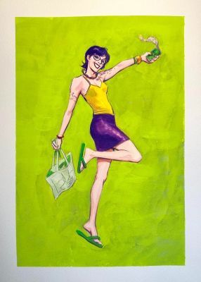 David López | Espiral – Ana Pin-Up | The Green Room