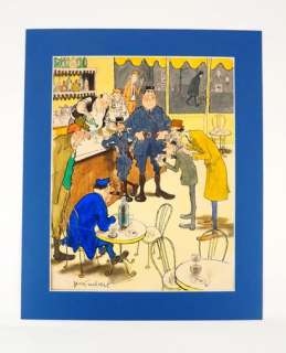 TRUBERT Jean Scène... - Lot 373 - TRUBERT Jean Scène de bar Encre de chine et aquarelle Dessin...