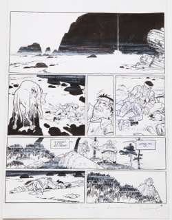 Bonhomme, Matthieu  - Le Marquis d’Anaon T1 - Planche originale  - L’ïle de Btrac - (2002) | Catawiki