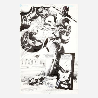 Lot 316 - Tom Mandrake, Martian Manhunter #28 Story Page 4 Original Art (DC Comics, 2001) | Landry Pop Auctions