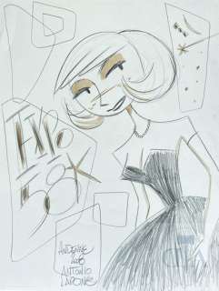 Lapone/Dessin original sur le thème de l’expo 58. Mine de… | Dagoty