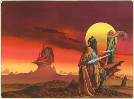 276: D’Achille Faded Sun: Shon’jir original painting | Russ Cochran