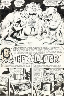 Wally Wood (Encrage) | Wally Wood - House of Mystery #251 - The Collector - Page 1 | 2DGalleries