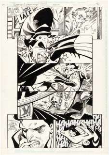 BATMAN ADVENTURES ANNUAL #1 COMIC BOOK PAGE ORIGINAL ART BY JOHN BYRNE. | Hake’s