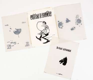 CHAUZY Jean Christophe Illustration... - Lot 104 - CHAUZY Jean Christophe Illustration pour une étiquette...