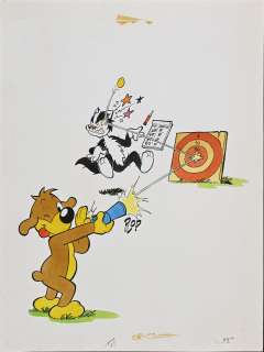 Curd Ridel (1963) Pif... | CURD RIDEL (1963) PIF ET HERCULE Encre de Chine et... | Coutau Bégarie