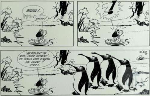 Lot 236 - Roque/Wladimyr. Planche originale d‘un gag (n°26)…