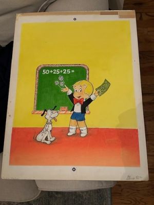 Richie Rich’s Book of Fractions Original Art Harvey Comic. Joe Simon attributed | eBay US (Buy It Now)