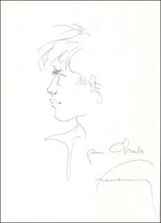 Hermann. Dessin dédicacé Bernard Prince | BDEnchères