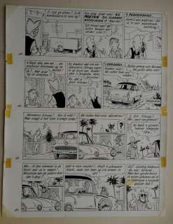 Pom (Jozef van Hove) - Originele pagina - Piet Pienter en Bert Bibber 17 - De vloek van Toetan Kanon - (1961) | Catawiki