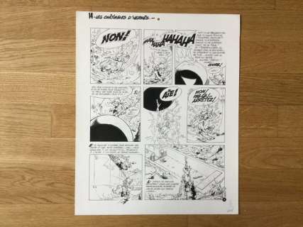 Seron, Pierre  - Planche originale (p.14) - Les Centaures T.5 - Les chÃ¢timents d’Hermès (1985) | Catawiki