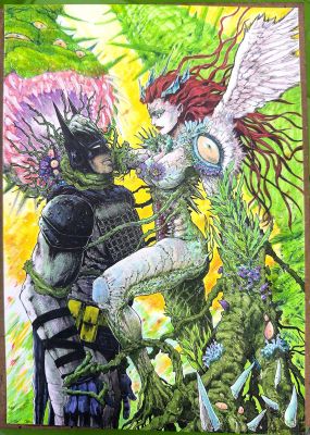 Sithsensui | absolute Batman and Poison Ivy Original Art | Raremarq (Buy It Now)