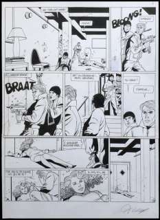Renaud - Planche originale (p.48) - Jessica Blandy T.24 - Les Gardiens | Catawiki