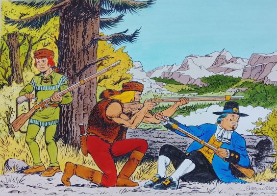 André Amouriq | Le trio Blek en ambassade | 2DGalleries