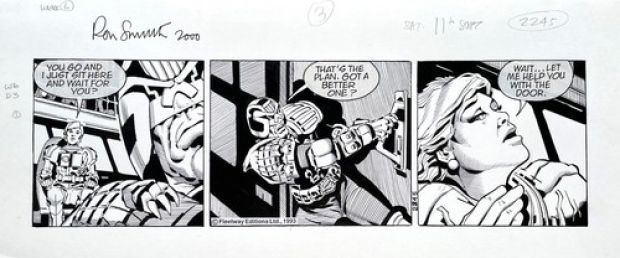 Original Judge Dredd artwork by Ron Smith - ’That’s The Plan’ | eBay Europe (Buy It Now)