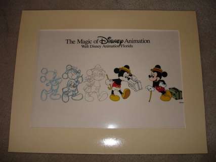 Disney, Walt - Disney/MGM Studios Florida: "Travelling Mickey" Cel - (1992) | Catawiki