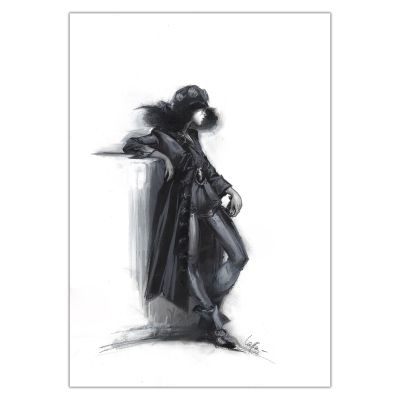 Mathieu Lauffray | Raven - Illustration Lady Darksee | Achetez de l’Art