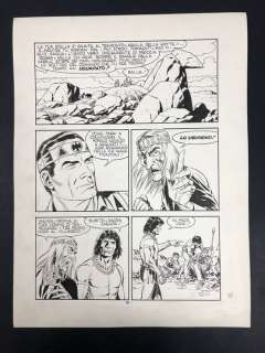 Tex n° 349 - Fabio Civitelli - tavola originale "Abissi" - EO - (1989) | Catawiki