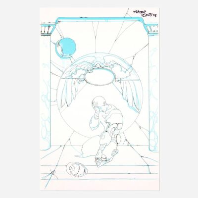 Lot 139 - Frazer Irving, Iron Man: The Inevitable #5 Cover Original Art (Marvel Comics, 2006) | Landry Pop Auctions