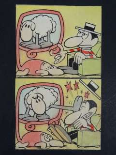 Benito Jacovitti - illustrazione originale x figurine movibili MIO - Page volante | Catawiki