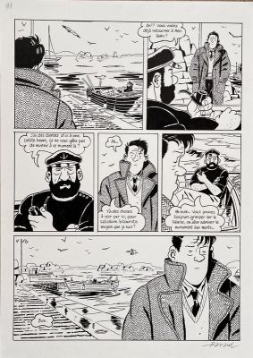François Ravard, Jacques Tardi (Concept), Léo Malet (Scénariste) | Planche originale Nestor Burma | 2DGalleries