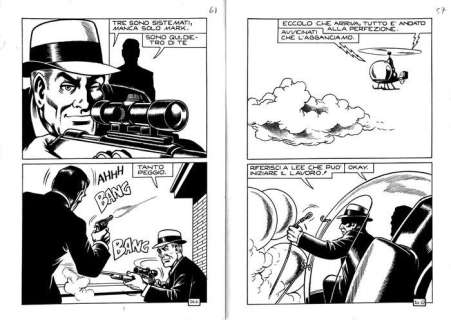 Kriminal n. 216 - Magnus - 2x tavole originali - Page volante - (1969) | Catawiki