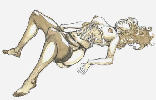 Bleda, Sergio - Original drawing - Sex Doll - Art original | Catawiki