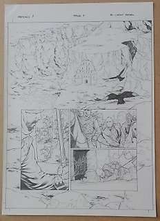  - Duarte, Carlos Rafael  - Planche originale (p.1) - Maxence T.1 - La sédition Nika (2014) 