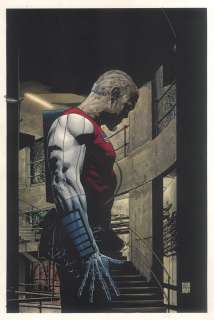 Tim Bradstreet | Marvel Knights Millenial Visions Deathlok Painting Issue 01 Page Pinup | Splash Page
