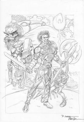 2000AD - Slaine pin-up pencils original art by Mike Collins | eBay Europe (Buy It Now)