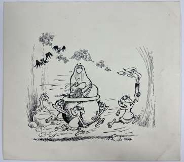 * Bara - Dessin... | * Bara - Dessin original : Dessin à l’encre représentant... | Tessier Sarrou