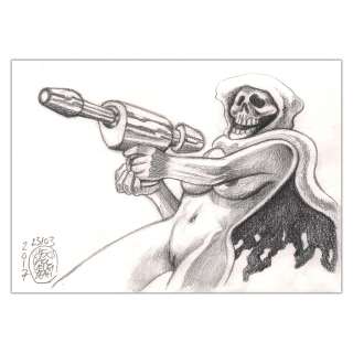 Alexis Bacci | Captain Death - Etude de personnage 4 | Achetez de l’Art