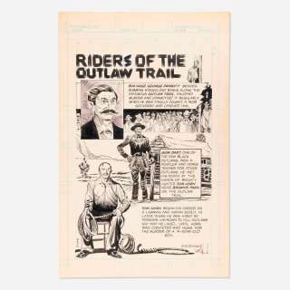 Joe Orlando and Bob Rozakis, Riders of the Outlaw Trail Story Page Original Art (D.C., 1980) | Landry Pop Auctions