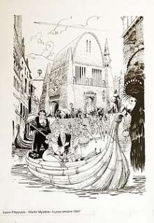 - Martyn Mistére - Lucio Filippucci illustrazione originale x Lucca Comics - (1997) 