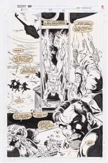 PUNISHER WAR JOURNAL #47 ORIGINAL ART PAGE BY JOHN HEBERT. | Hake’s