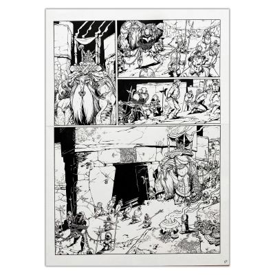 Romain Baudy | Souterrains - Page originale 72 | Achetez de l’Art