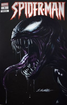 Manu Silva | Venom original ART Black sketch cover by Manu Silva | Raremarq (Buy It Now)