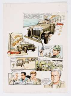 The A Team original colour artwork (1985) by Maureen and Gordon Gray… | Comic Book Auctions ltd