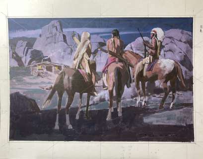 Paul Mann | Paul Mann Western Gallery Color Roughs 2004-2008 #10 | Galactic Gallery