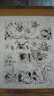 Follet, René - Planche originale (p.25) - Ikar T.2 - La machine Ã  arrêter la guerre | Catawiki