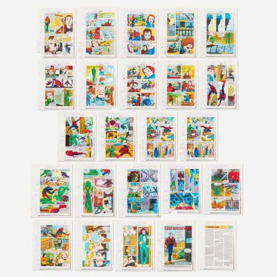 Bob Sharon, Amazing Spider-Man #242 Complete Issue Color Guide (Marvel Comics, 1983) | Landry Pop Auctions