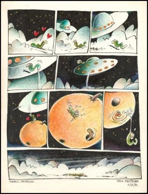 Deliège. Planche originale Vers extraterrestre | BDEnchères